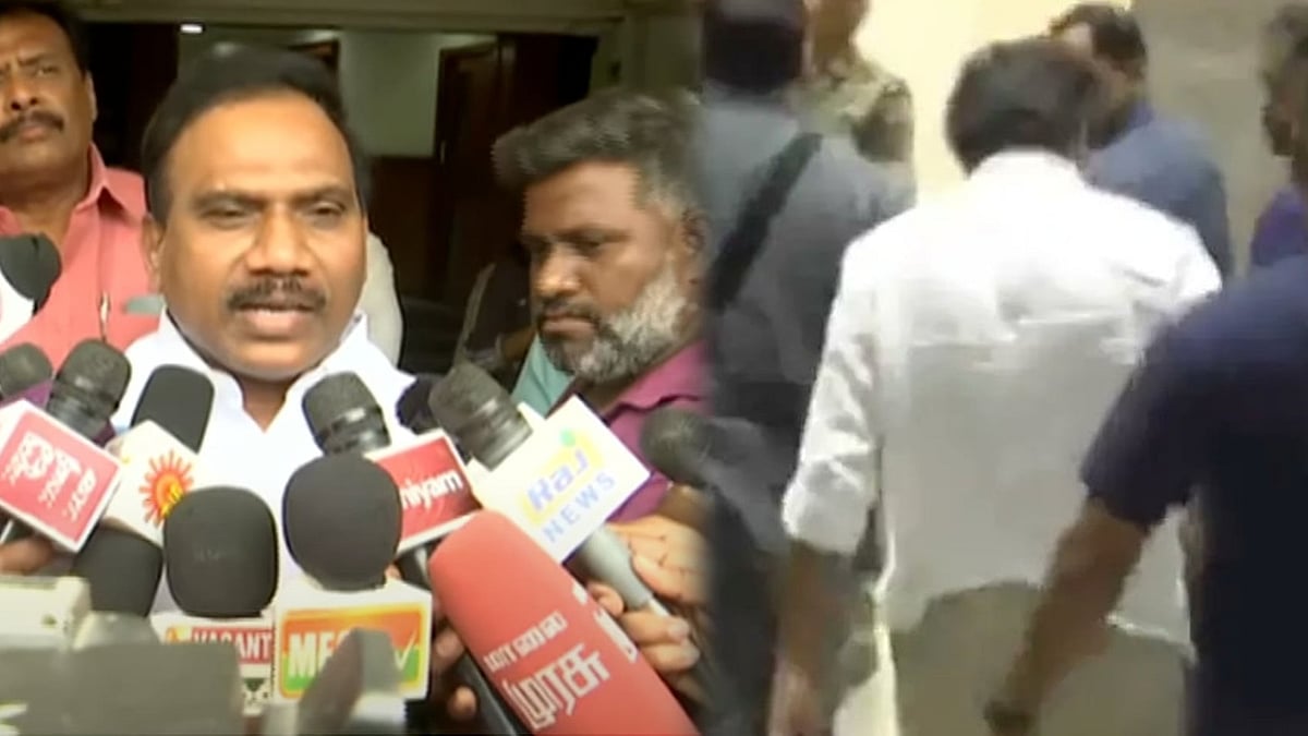 “வெட்கப்பட்டு, பயந்து கொண்டு ஏன் சென்னைக்கு வந்தீர்கள்?” : விஜய்க்கு ஆ.இராசா எம்.பி கேள்வி!