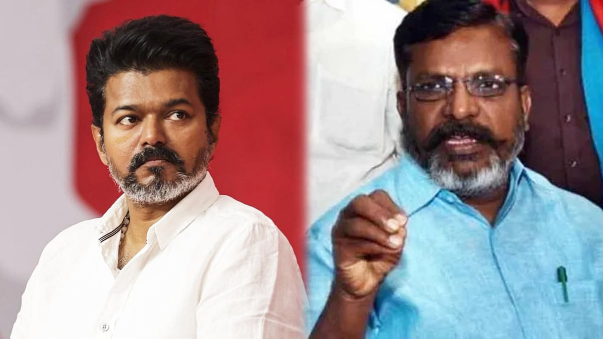 “RSS-உடன் தொடர்பு? விஜயை சுற்றி அனைவரும் பாஜக பயிற்சி பட்டறையில் பயின்றவர்கள்” -திருமாவளவன் MP விமர்சனம்!