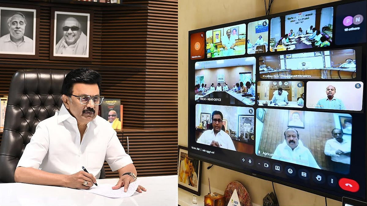 “மழைக்காலங்களில் கூடுதல் கவனத்துடன் நெல் கொள்முதல் செய்திட வேண்டும்!” : முதலமைச்சர் அறிவுறுத்தல்! 