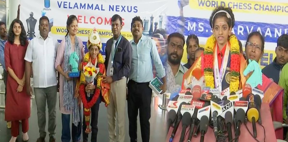 “இந்த வெற்றிக்கு தமிழ்நாடு அரசுதான் முக்கிய காரணம்” - சாம்பியன் பட்டம் வென்ற ஷர்வானிகா நெகிழ்ச்சி!