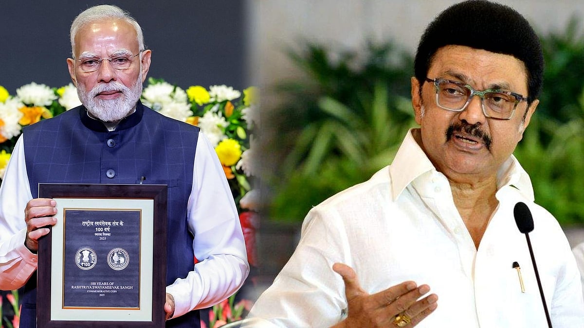 RSS-க்கு அஞ்சல் தலையும், நாணயமும் வெளியிட்ட பிரதமர் மோடி : முதலமைச்சர் மு.க.ஸ்டாலின் கடும் கண்டனம்!