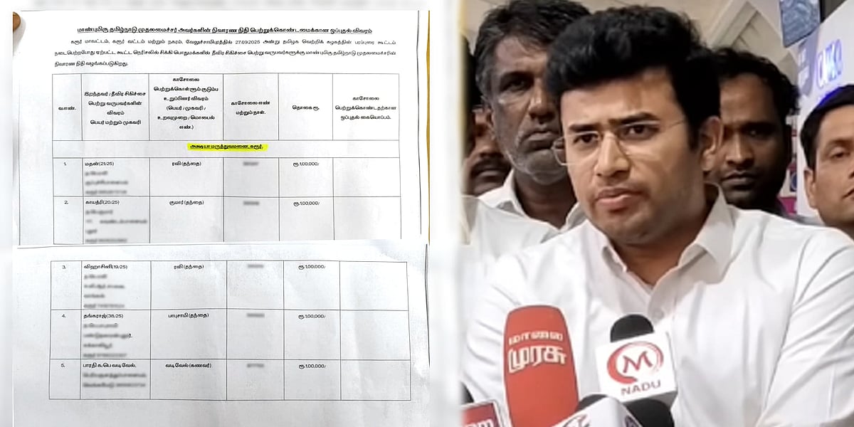 கரூர் விவகாரம்: அவதூறு பரப்பும் விதமாக பாஜக MP எழுப்பிய கேள்வி.. ஆதாரத்துடன் விளக்கிய TN Fact Check !