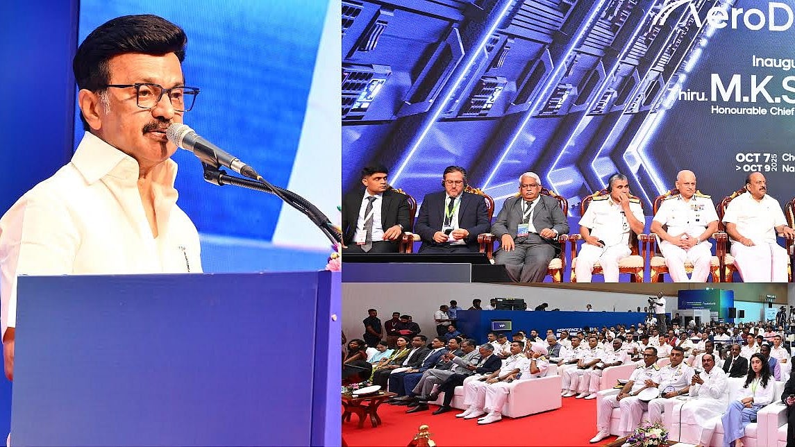 “புதிய காலத்தின் தொடக்கம்!” : AeroDefCon - 2025 சர்வதேச மாநாட்டில் முதலமைச்சர் மு.க.ஸ்டாலின் உரை!