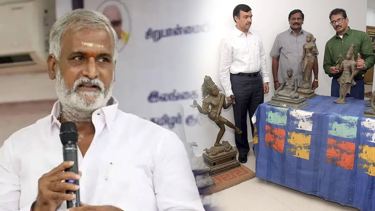 திராவிட மாடல் ஆட்சியில் 440 சிலைகள் மற்றும் கலைப்பொருட்கள் மீட்பு! : அமைச்சர் சேகர் பாபு தகவல்!