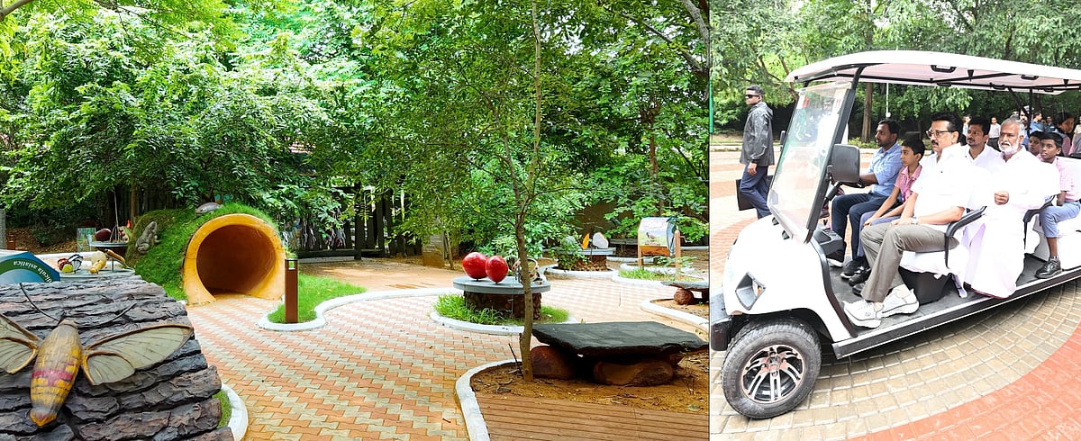 மீண்டும் மக்கள் பயன்பாட்டிற்கு வந்த ‘தொல்காப்பியப் பூங்கா!’ : ரூ.42.45 கோடி செலவில் புதுப்பிப்பு!