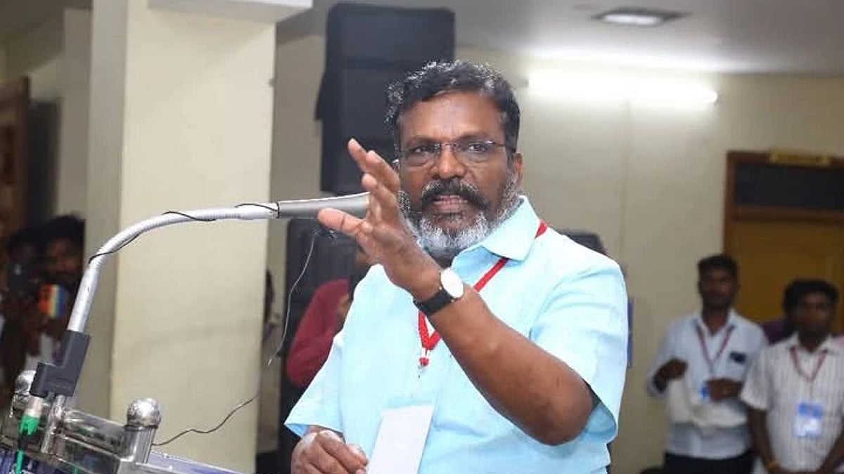 SIR - தமிழ்நாடு சட்டப் பேரவைத் தேர்தலை சீர்குலைக்கும் முயற்சி : தொல்.திருமாவளவன் MP கண்டனம்!