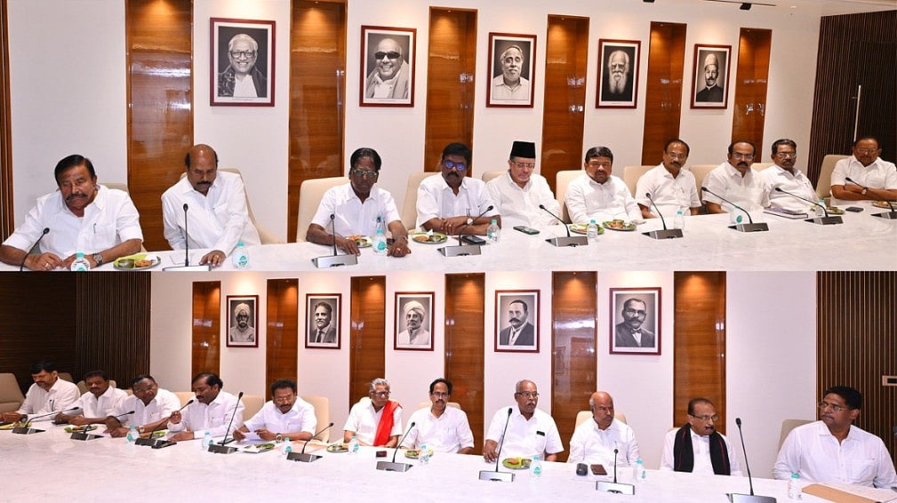"வாக்குரிமையை பறிக்கும் SIR சதித் திட்டத்திற்கு எதிராக போராடிடுவோம்" - திமுக கூட்டணிக் கட்சிகள் அழைப்பு !