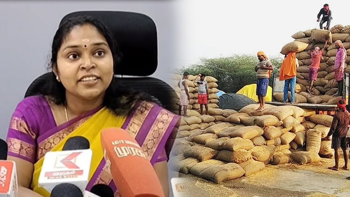 "இந்த ஆண்டு 1 லட்சத்து 98 ஆயிரம் மெட்ரிக் டன் நெல் கொள்முதல் செய்யப்பட்டுள்ளது" - தஞ்சாவூர் ஆட்சியர் !