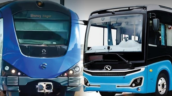 மெட்ரோ ரயில் நிலையங்களுக்கு செல்ல : சென்னையில் மினி மின்சார AC பேருந்துகள்! 