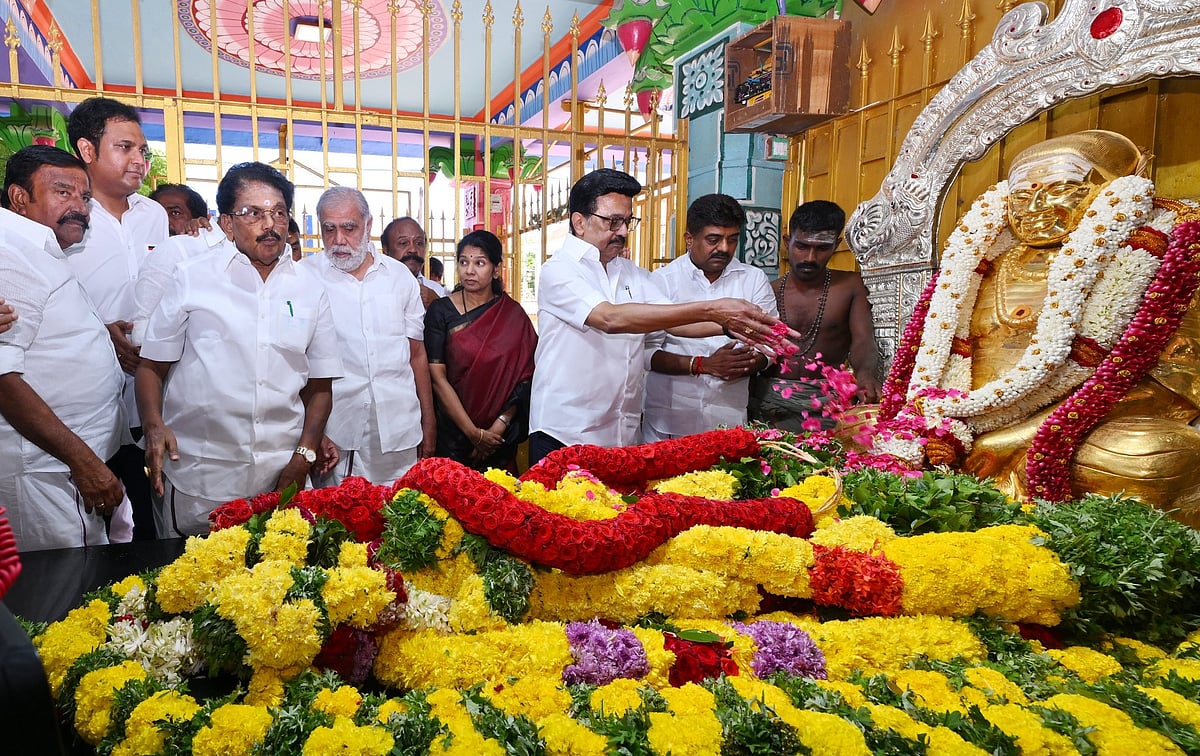 பசும்பொன்னில் தேவர் திருமகனார் பெயரில் ரூ.3 கோடியில் திருமண மண்டபம்: முதலமைச்சர் மு.க.ஸ்டாலின் அறிவிப்பு!