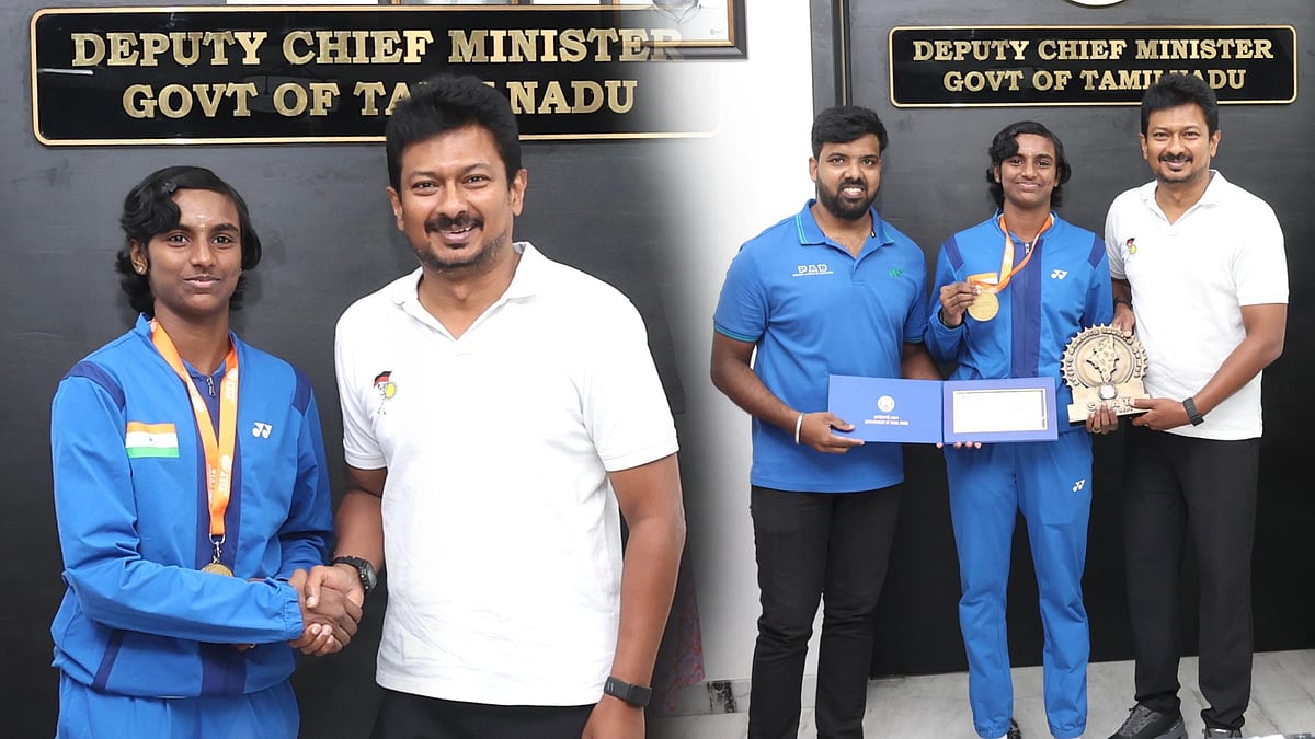 பேட்மிண்டன் ஆசிய ஜூனியர் சாம்பியன்ஷிப் 2025 : தங்கப்பதக்கம் வென்ற தீக்ஷாவுக்கு துணை முதல்வர் பாராட்டு!