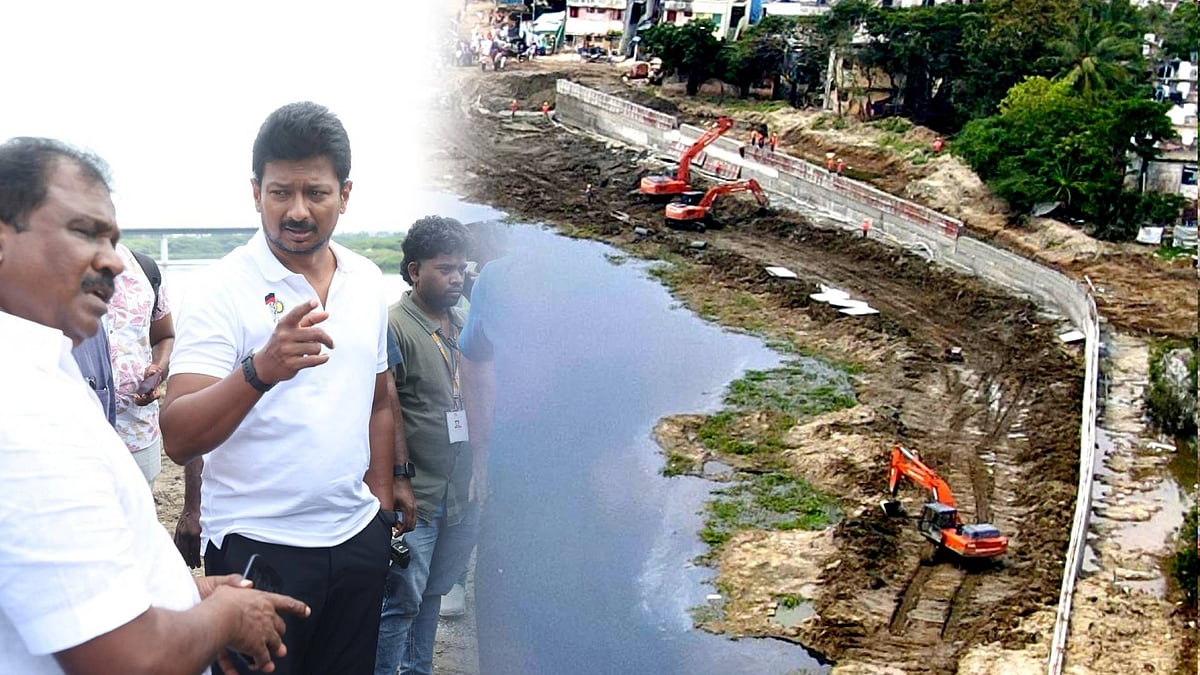 ஒக்கியம் மடுவு கால்வாயில் ரூ.27 கோடியில் மேற்கொள்ளப்பட்டு வரும் பணிகள்! : துணை முதலமைச்சர் உதயநிதி ஆய்வு!