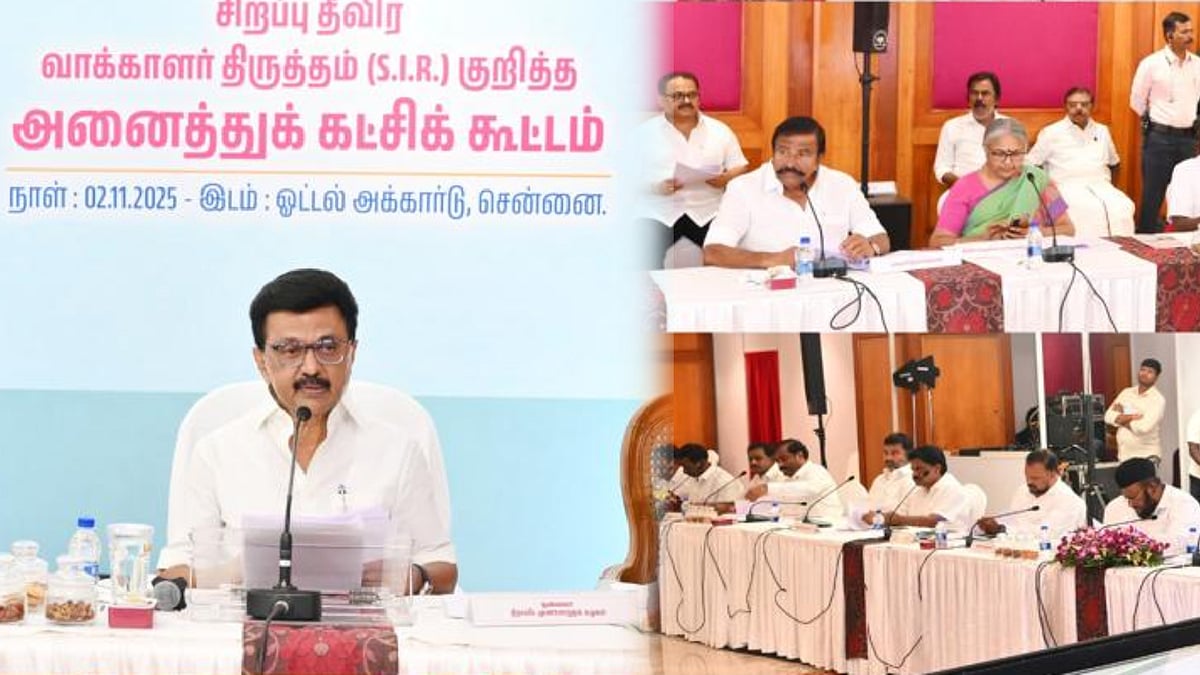 "SIR உண்மையான வாக்காளர்களை நீக்குவதற்கான தந்திரம் மட்டுமே" - முதலமைச்சர் மு.க.ஸ்டாலின் விமர்சனம் !
