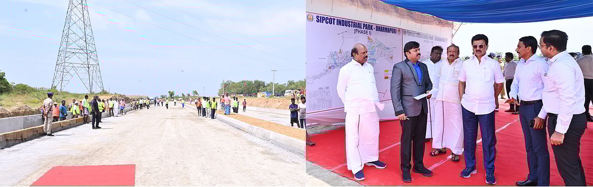 தருமபுரி - ரூ.39.14 கோடியில் புதிய பேருந்து நிலையம்! : முதலமைச்சர் மு.க.ஸ்டாலின் நேரில் ஆய்வு!