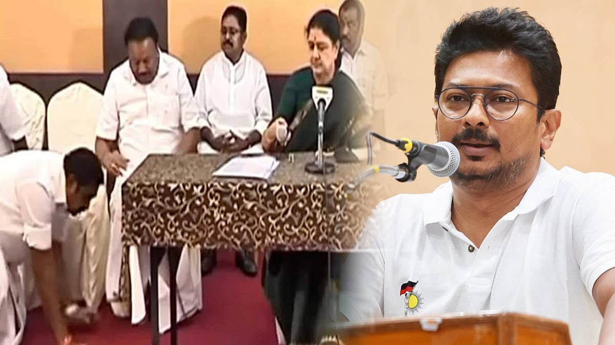 “கால்களில் விழுந்து பழக்கப்பட்டவர் எடப்பாடி பழனிசாமி!” : துணை முதலமைச்சர் உதயநிதி ஸ்டாலின் விமர்சனம்!