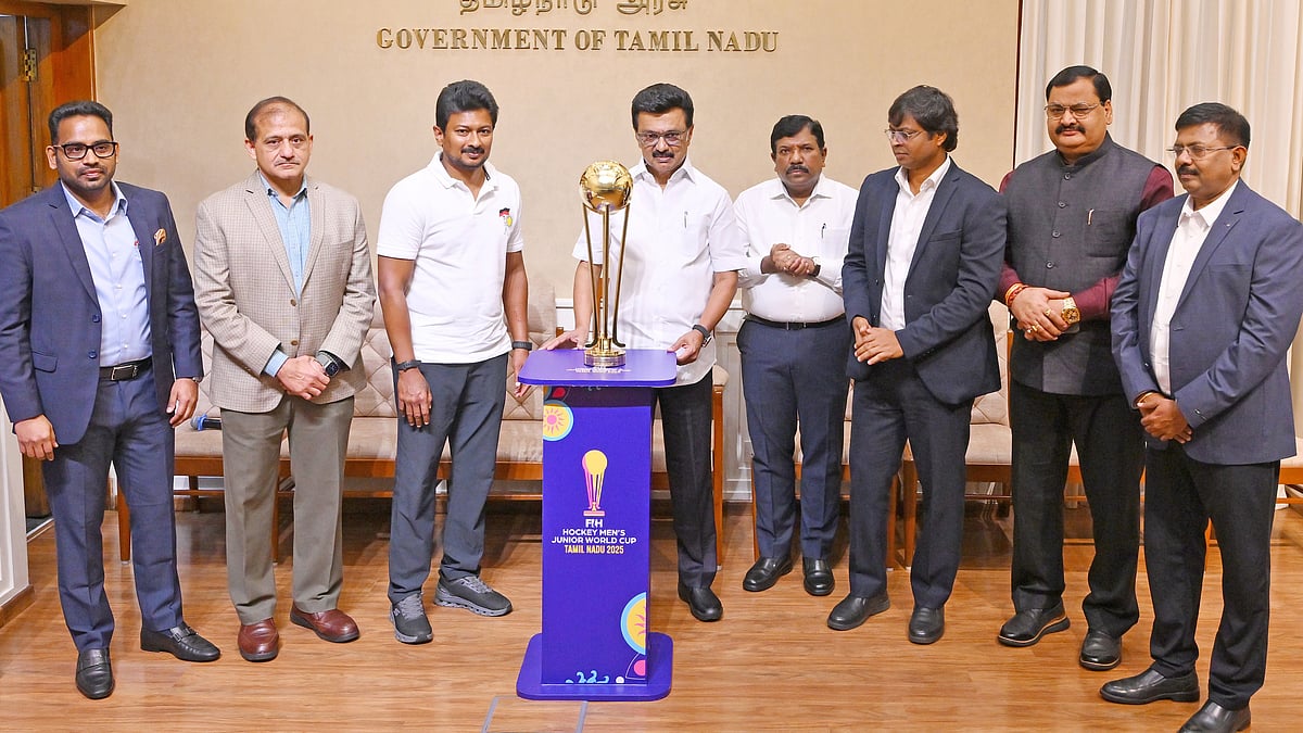 சென்னையில் ஆடவர் ஹாக்கி இளையோர் உலகக் கோப்பை... வெற்றி கோப்பையை அறிமுகப்படுத்திய முதலமைச்சர் !