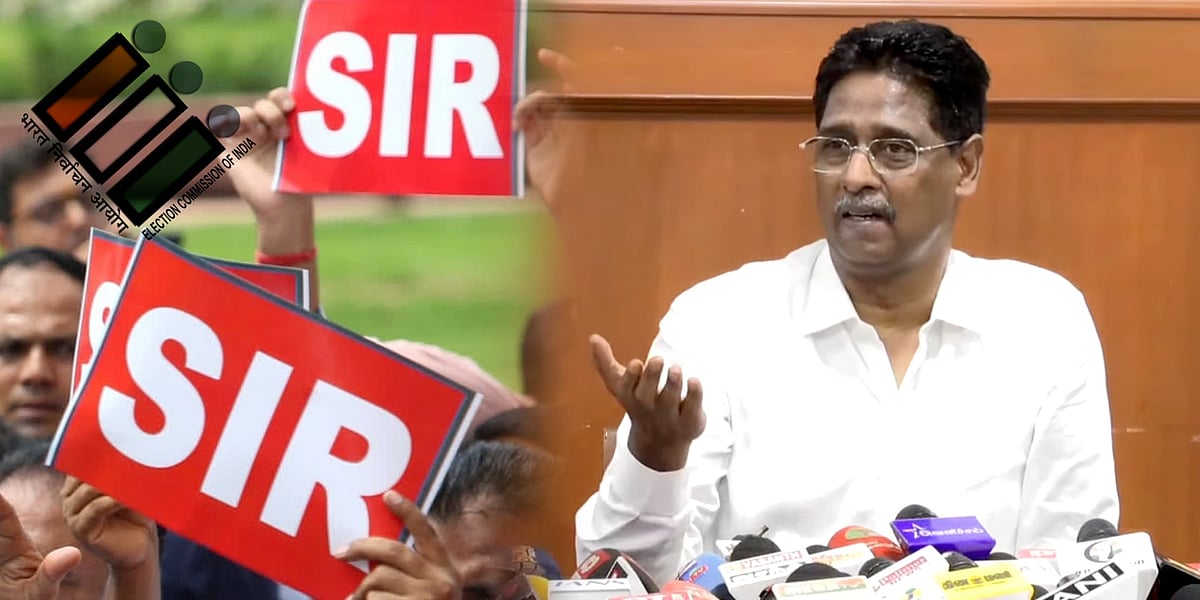 “அதிமுகவிற்கு ஜனநாயகத்தில் நம்பிக்கை இல்லாததால் S.I.R - ஐ ஆதரிக்கிறார்கள்!” : என்.ஆர்.இளங்கோ கண்டனம்!