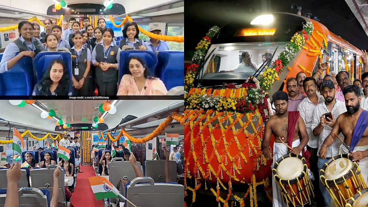 எர்ணாகுளம் TO பெங்களூரு.. வந்தே பாரத் இரயில் தொடக்க விழாவில் பள்ளி மாணவர்கள் RSS பாடலை பாடியதால் சர்ச்சை!