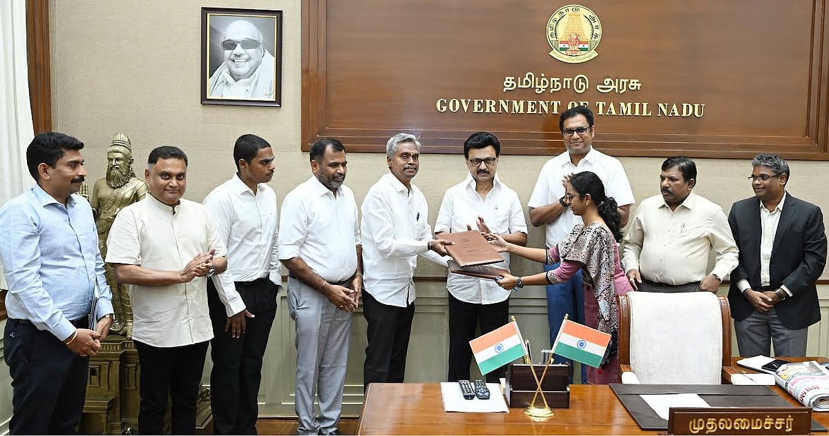 திருவாரூரில் ரூ.50 கோடி முதலீட்டில் 2,500 பேருக்கு வேலைவாய்ப்பு! : முதலமைச்சர் முன்னிலையில் ஒப்பந்தம்! 