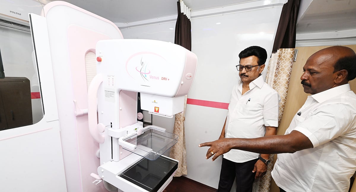 மகளிர் நல்வாழ்விற்காக வடிவமைக்கப்பட்டுள்ள நடமாடும் மருத்துவ ஊர்தி! : முதலமைச்சர் மு.க.ஸ்டாலின் ஆய்வு!