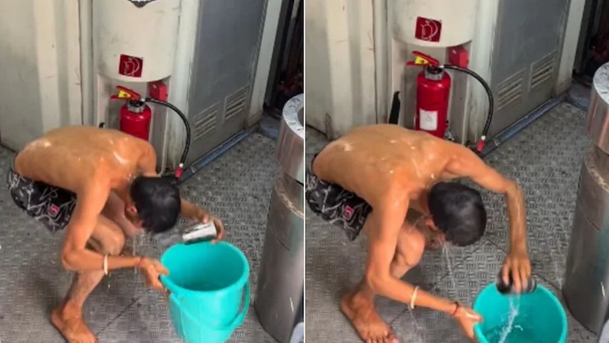 ஒடும் ரயில் - இளைஞர் செய்த செயல் : அதிர்ச்சியடைந்த பயணிகள்!