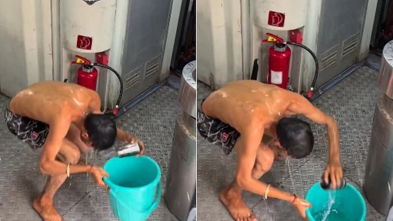 ஒடும் ரயில் - இளைஞர் செய்த செயல் : அதிர்ச்சியடைந்த பயணிகள்!