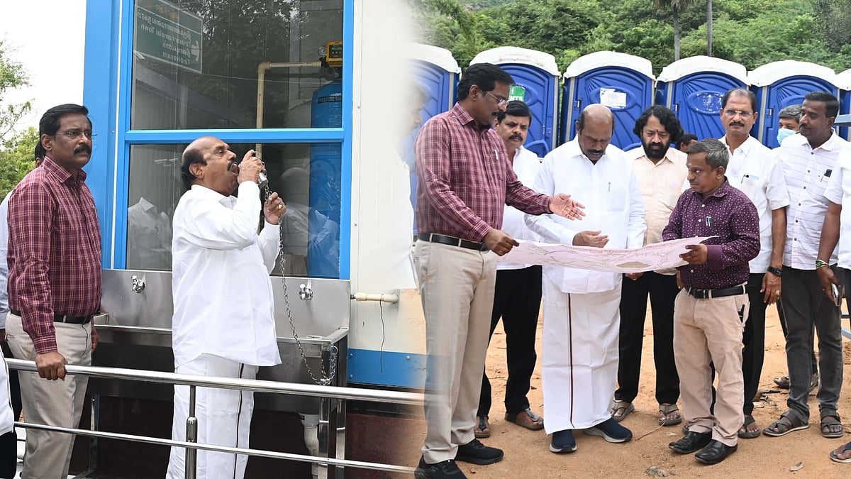 திருக்கார்த்திகை  தீபத்திருவிழா : பக்தர்களுக்கான அடிப்படை வசதிகள் குறித்து அமைச்சர் எ.வ.வேலு ஆய்வு! 