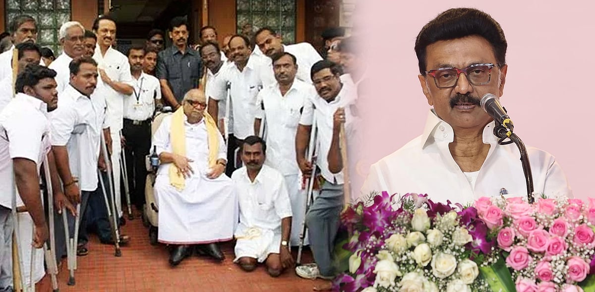 “கலைஞரை ரோல்மாடலாக எடுத்து செயல்பட வேண்டும்” : மாற்றுத்திறனாளிகள் விழாவில் முதலமைச்சர் பேச்சு !