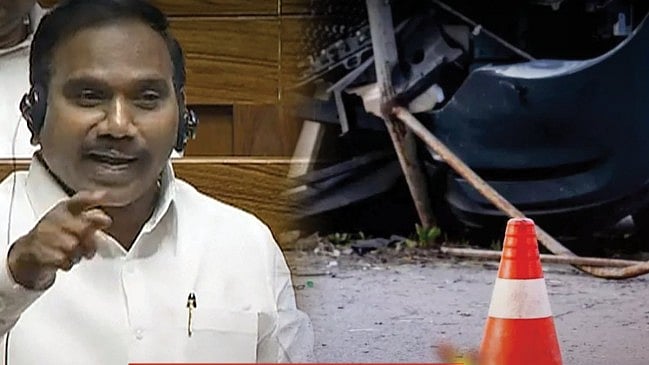 மோசமான தேசிய நெடுஞ்சாலைகளால் அதிகரிக்கும் விபத்துகள் : நாடாளுமன்றத்தில் திமுக MP-க்கள் குற்றச்சாட்டு!