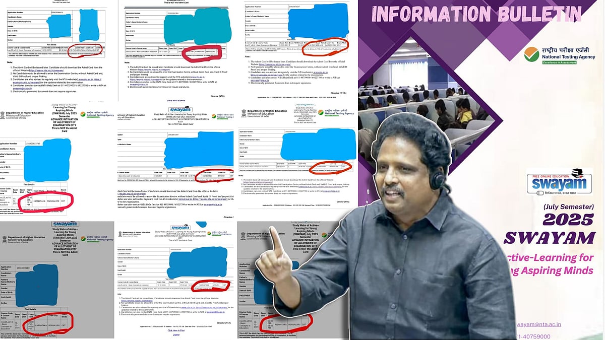 SWAYAM தேர்விலும் தமிழக மாணவர்களிடம் வன்மத்தை கொட்டும் ஒன்றிய பாஜக அரசு.. ஆதாரத்துடன் சு.வெ. கண்டனம்!