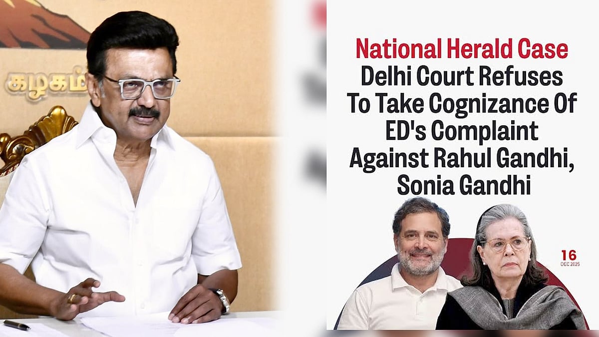 “பா.ஜ.க.வின் பழிவாங்கும் நோக்கம் அம்பலமாகியுள்ளது!”: ‘நேஷனல் ஹெரால்டு’ வழக்கு குறித்து முதலமைச்சர் பதிவு!