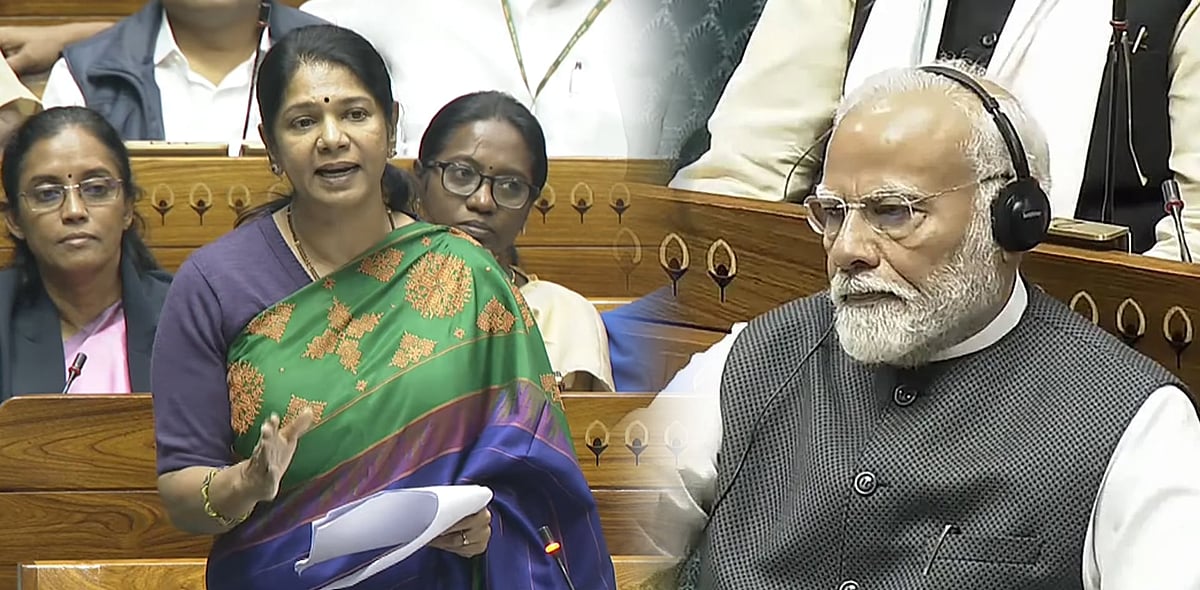 “VB G RAM G மசோதா என்பது வளர்ச்சி பாரதம் இல்லை, விபரீத பாரதம்!”: நாடாளுமன்றத்தில் கனிமொழி எம்.பி கண்டனம்!