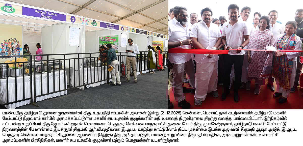 235-க்கும் மேற்பட்ட உணவு வகைகள்... 4 நாட்களுக்கு... களைகட்டும் பெசன்ட் நகரில் உணவுத் திருவிழா!