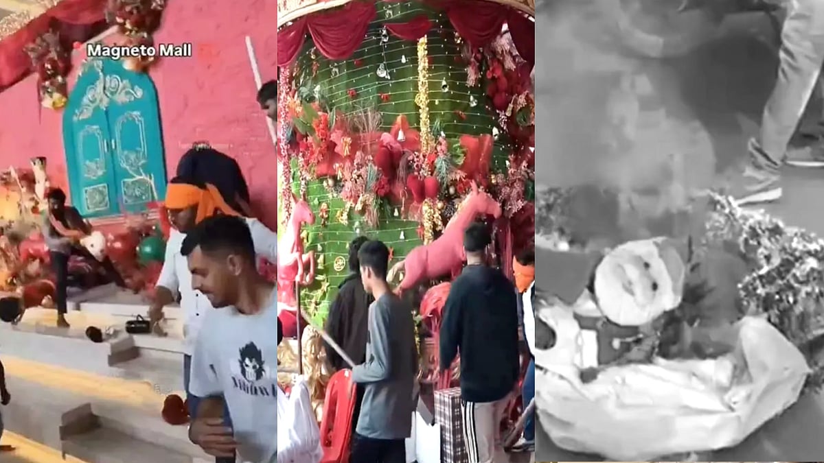 “எவ்வளவு தைரியம் இருந்தா இங்க கொண்டாடுவீங்க..” -கிறிஸ்துமஸ் கொண்டாட்டத்தை தடுத்து இந்துத்வ கும்பல் அடாவடி