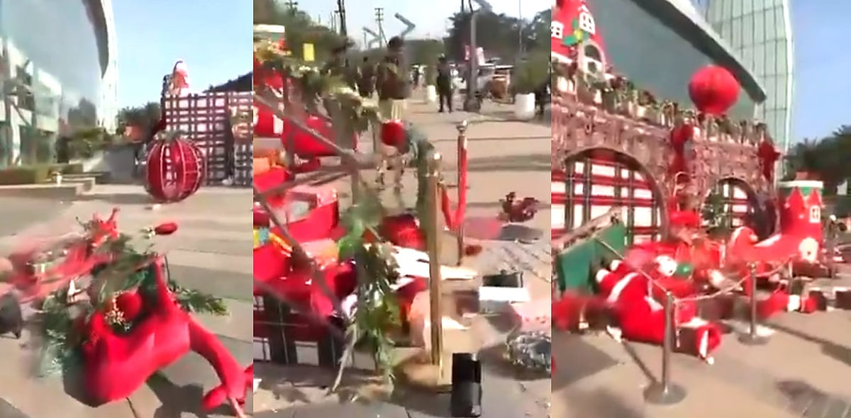 “எவ்வளவு தைரியம் இருந்தா இங்க கொண்டாடுவீங்க..” -கிறிஸ்துமஸ் கொண்டாட்டத்தை தடுத்து இந்துத்வ கும்பல் அடாவடி