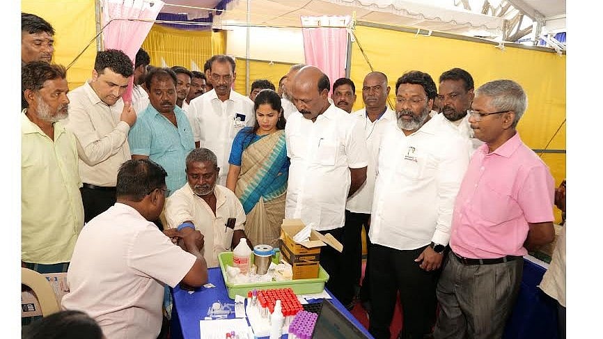 “நலம் காக்கும் ஸ்டாலின் “ திட்டம் : 800 முகாம்கள் - 12,34,908 பேர் பயன்; அமைச்சர் மா.சுப்பிரமணியன் தகவல்!