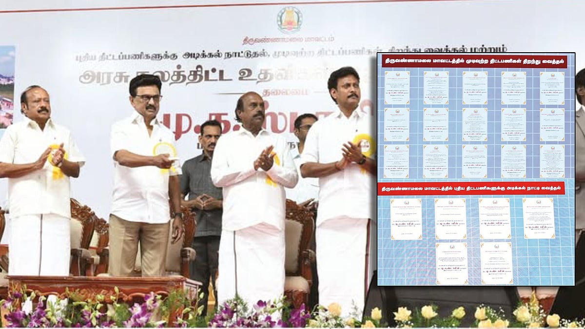 திருவண்ணாமலை மக்களின் நலனுக்காக... ரூ.2,095 கோடியில் திட்டப் பணிகள்... முதலமைச்சர் அசத்தல்!