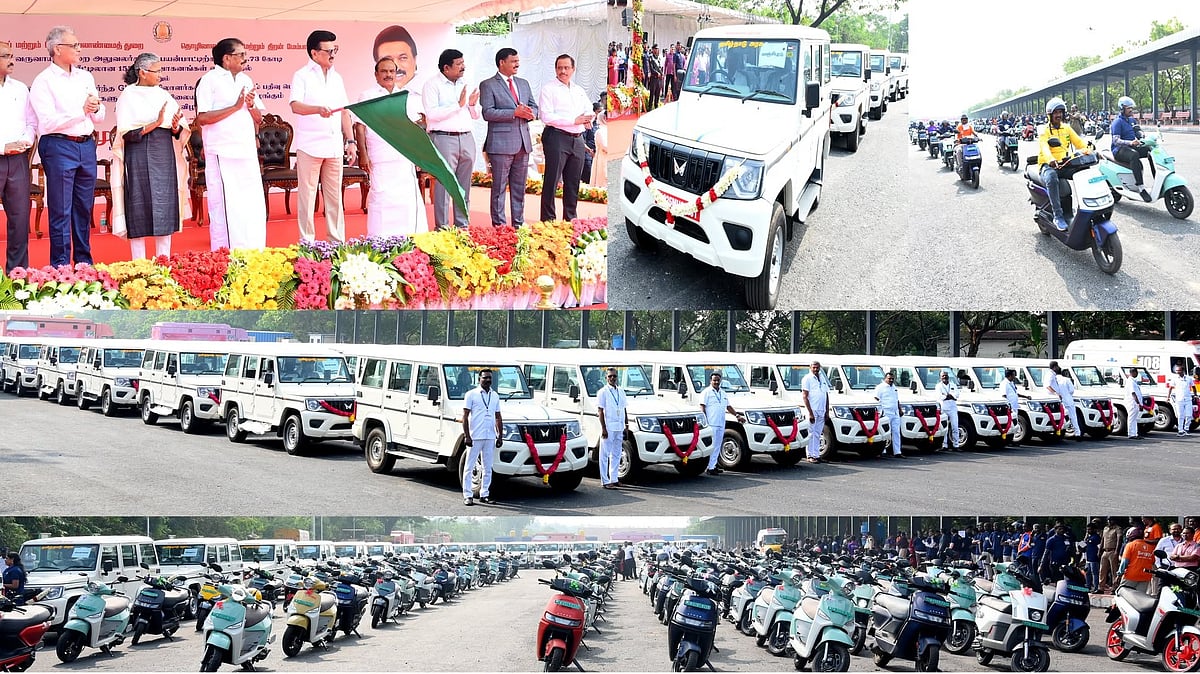 வருவாய் மற்றும் பேரிடர் மேலாண்மைத் துறைக்கு 155 புதிய வாகனங்கள்! : முதலமைச்சர் தொடங்கி வைத்தார்!