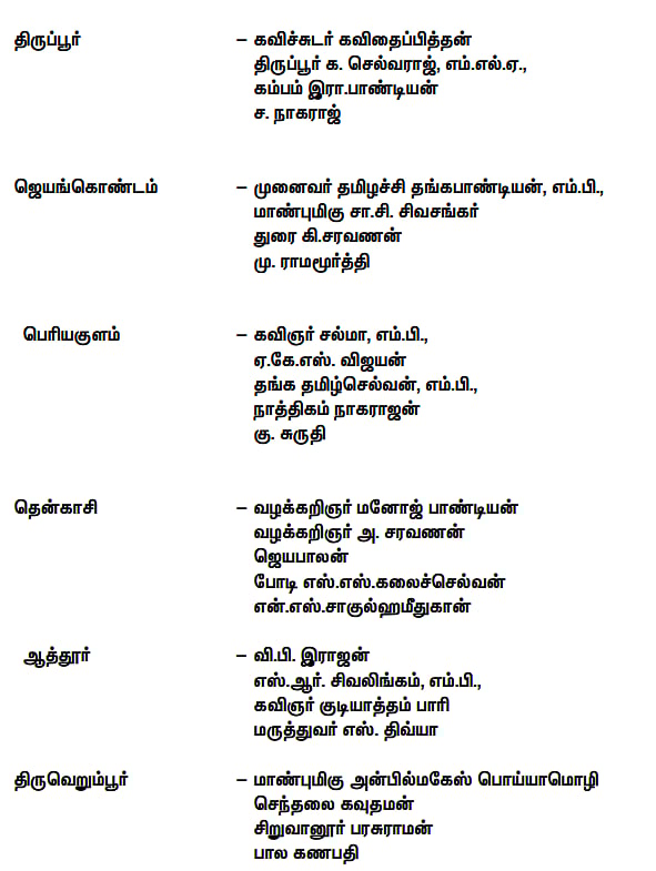 “வரலாற்றின் தொடர்ச்சியாக...நாம் விடுக்கும் அறைகூவல்!” : திமுக சார்பில் வீரவணக்க நாள் பொதுக்கூட்டங்கள்! 