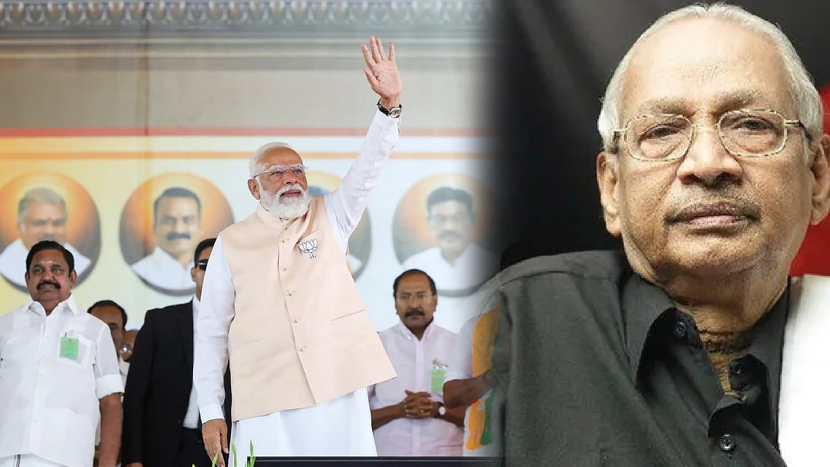 அதிமுக என்ற கூடாரத்தில் பா.ஜ.க என்ற ஆர்.எஸ்.எஸ் ஒட்டகம் நுழைகிறது : தி.க தலைவர் ஆசிரியர் கி.வீரமணி!