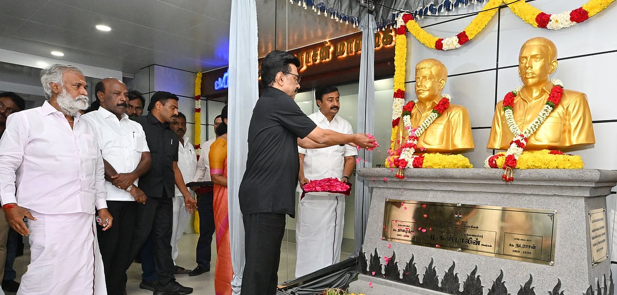 தமிழ்மொழித் தியாகிகள் தாளமுத்து - நடராசன் திருவுருவச் சிலைகள் திறப்பு! : முழு விவரம் உள்ளே!