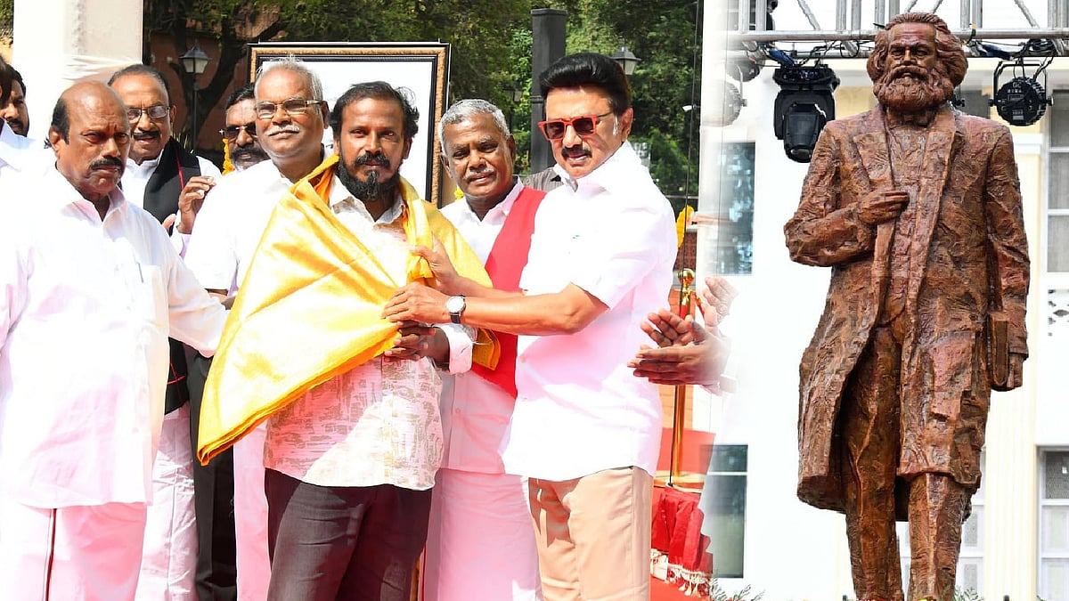 “வரலாற்றில் இடம்பிடித்த சிலை…மார்க்ஸை வடிவமைக்கும் போது பூரித்தேன்” : நெகிழ்ந்த சிற்பி கார்த்திகேயன்!