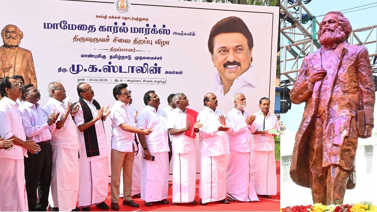 “சிவந்தது சென்னை!” - மாமேதை கார்ல் மார்க்ஸ் சிலை திறப்பு குறித்து முதலமைச்சர் மு.க.ஸ்டாலின்! 