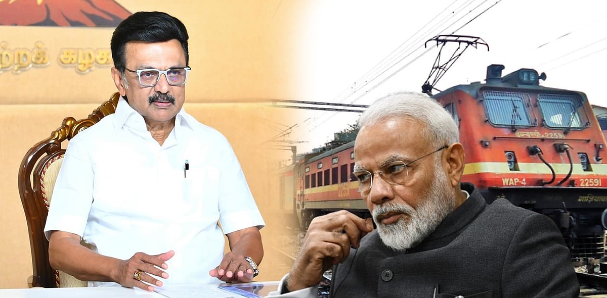 “தமிழ்நாட்டுக்கான இரயில்வே திட்டங்கள் : தலையிட்டு தீர்வு காணவேண்டும்” - பிரதமருக்கு முதல்வர் கடிதம்!
