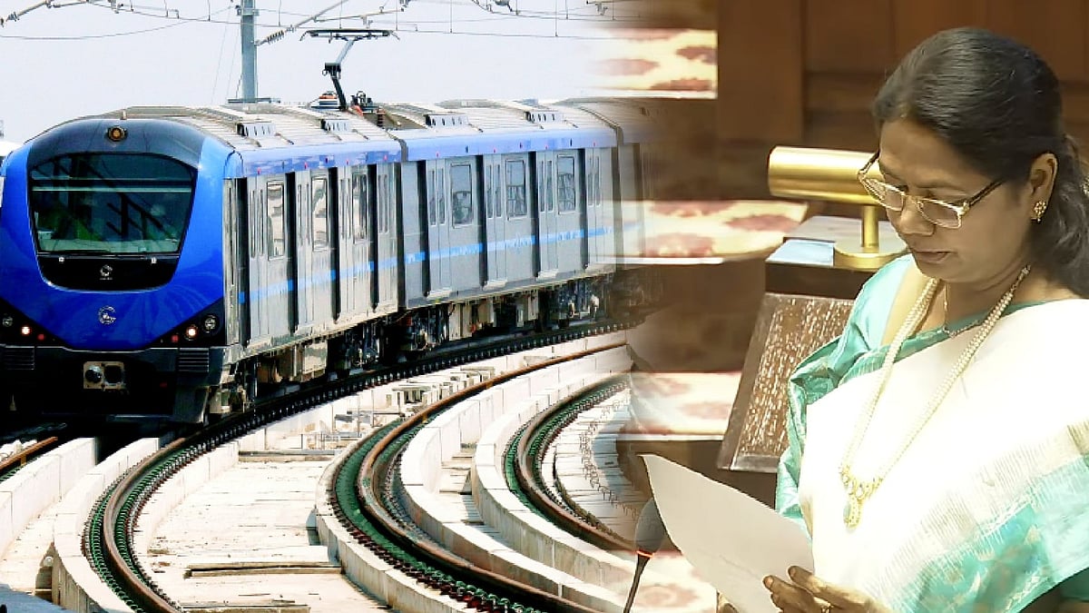 மெட்ரோ ரயில் 2 ஆம் கட்டத் திட்டத்திற்கான நிதி வழங்குவதில் தாமதம் ஏன்? : ராஜாத்தி சல்மா MP கேள்வி!