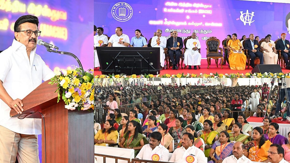 “படிப்புதான் ஒரு பெண்ணுக்கு உலகத்திலேயே அழகான அணிகலன்” : முதலமைச்சர் மு.க.ஸ்டாலின் பேச்சு!