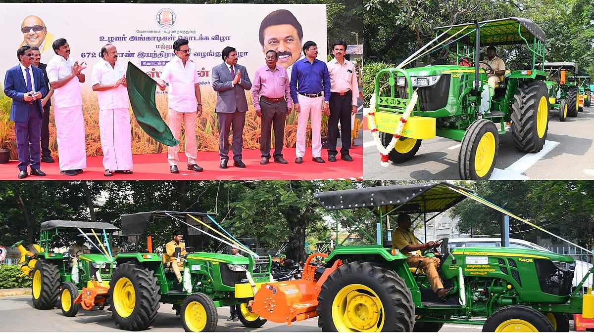 நகர மக்களுக்காக 16 உழவர் அங்காடிகள்; 672 வேளாண் இயந்திரங்கள்: தொடங்கி வைத்தார் முதலமைச்சர் மு.க.ஸ்டாலின்!