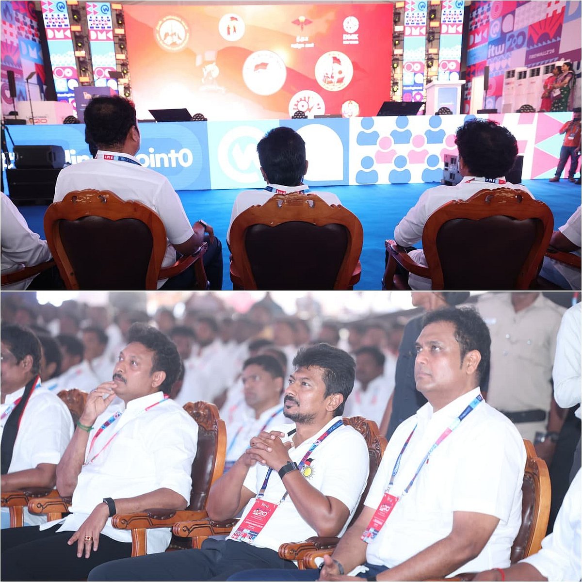 “இந்த மாதிரி கோமாளி கூட்டத்தோடலாம் நாம சண்டைபோட வேண்டியிருக்கு...” - துணை முதலமைச்சர் கலகல பேச்சு!