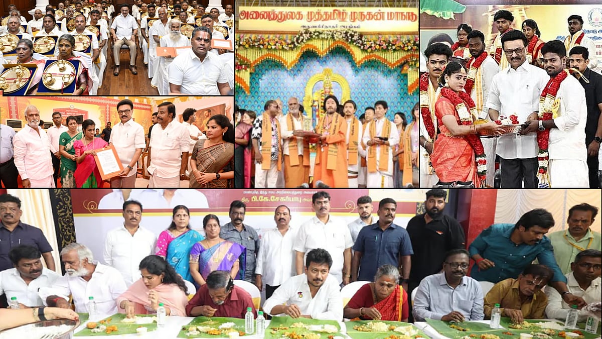 திராவிட மாடல் ஆட்சியில் இந்து அறநிலையத்துறையின் சாதனை... பட்டியலிட்டு தமிழ்நாடு அரசு பாராட்டு.. - விவரம்!