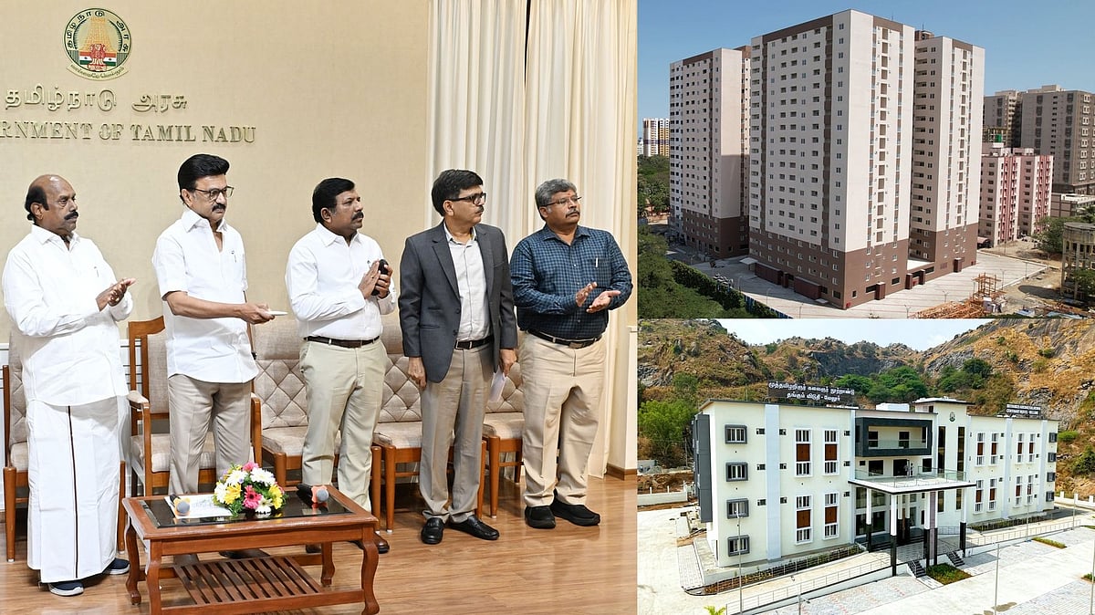 ரூ.145 கோடியில் தங்கும் விடுதி.. புதிய அடுக்குமாடி C வகை குடியிருப்பு.. திறந்து வைத்தார் முதலமைச்சர் !